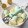 Heavy Duty Zinc Alloy Ice Cream Scoop Spoon Watermelon Spoon Non-Slip Plastic Handle With Bottle Opener Design Gelato Custard