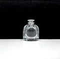In Stock 100ml  Vertical Stripe Fragrance Essential Oil Glass Bottle Car Air Freshener Perfume Bottle Glass Aromatherapy Bottle