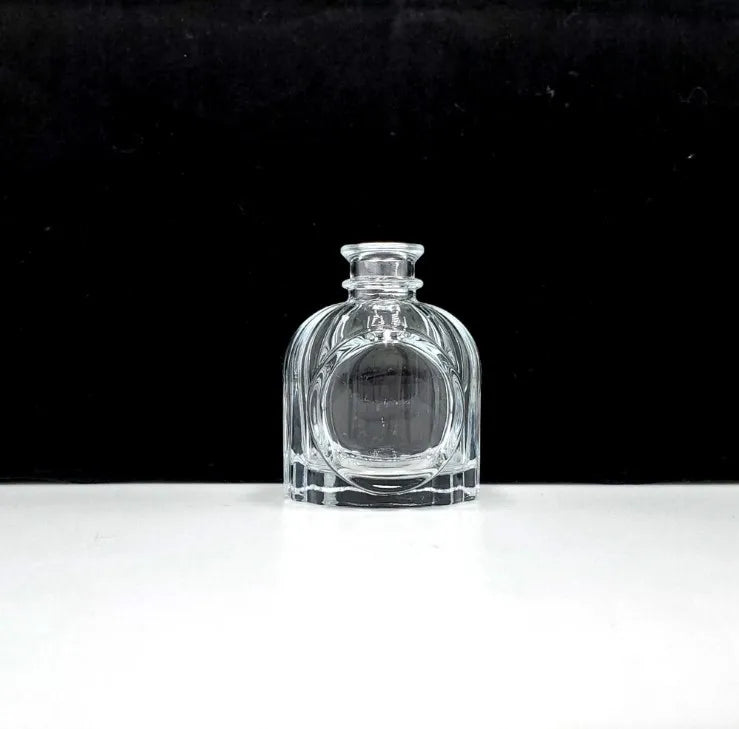 In Stock 100ml  Vertical Stripe Fragrance Essential Oil Glass Bottle Car Air Freshener Perfume Bottle Glass Aromatherapy Bottle