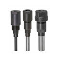 Woodworking Engraving Trimming Machine 1/4 1/2 8mm Extension Shank Rod Router Bits Chuck Collet Adapter Holder Tools