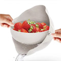Kitchen Colander Small Strainers 2 in 1 Strainer Colanders Set Plastic Fruit Washing Bowl MegaBDM