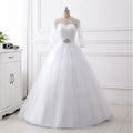 2021 Real Photo Cheap Stock Half Sleeve White Plus Size a Line Princess Wedding Dresses Bridal Gown