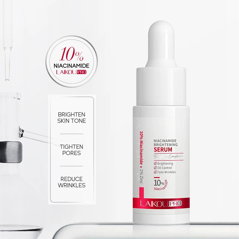 Laikou Pro 17ml Niacinamide Brightening Serum Best Selling Wrinkles Reducing Oil Controlling Anti Acne Day Night Face Serum