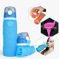 For Brand S1 Bpa Free Eco-friendly Unisex Sublimation 750ml Foldable Food Grade Silicone Lid Sports Gym Drink Bottle Camping