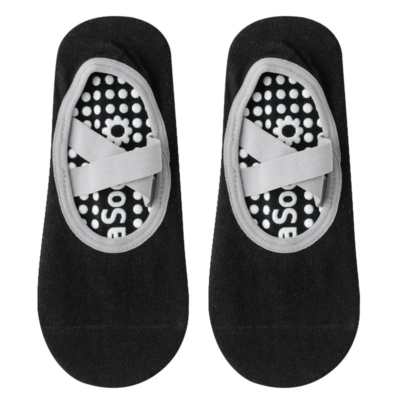 Pilates Non Slip Socks Girl Pilates Socks with Grips for Women Grippers Socks