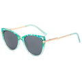 0304 Tr90 Frame Round Cat Eye Sunglasses Men's Spring Metal Steampunk Mirror Sun Glasses for Men Women Retro Personality Eyewear