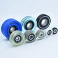 PU600035-11 10x35x11mm Polyurethane Coated Pulleys for Toys Ride on Car Strollers Walkers Mecanum Wheel Pu Roller Wheels