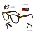 Conchen Glasses Handmade Trendy Fashion Eyeglasses Frame Unisex Acetate Optical Frames 2023