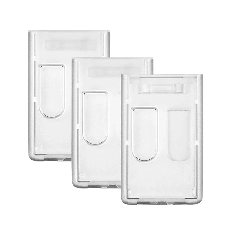 Custom Clear Hard Thick Plastic Business Clear Transparent Plastic Card Sleeves Protector PVC Card Holder