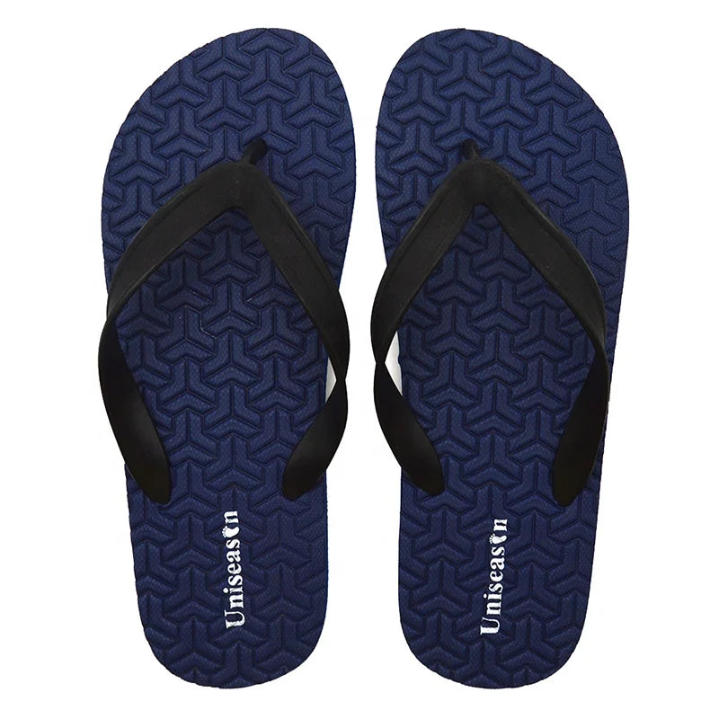 Men's Summer Flip-Flops Slippers Hot Sales Embossed Sole Flip Flop Shoes