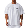 Wholesale Custom Plain T Shirt for Men Seamless 100% Polyester O-neck Drop Shoulder Mesh Sweat Proof Undershirt Men's Clothing.