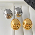 Wholesale Fashion Jewelry Wholesale Exaggerate Earrings Women's Summer Unique Fashion 2023 New Minimal Chunky Stud Earrings 2023