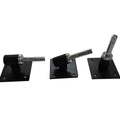 Trade Show Display Small Feather Flag Metal Base Plate Square Base Beach  Flagbase
