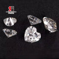 Baifu Jewelry Top Quality VVS DEF Loose White Heart Moissanite Stones