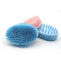 Soft Double-sided Pet Bath Brush Massage Shower Brush Pet Hair Cleaning Tool Dog Cat Silicone Bath Brushes