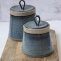 Wholesales Custom Reaction Glaze Ceramic Food Storage  Containers Coffee Tea Sealed Jar with Lid