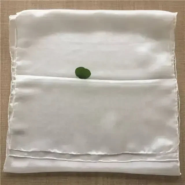 Custom Size Good Price Wholesale Natural White Material Hand Rolling Edge Silk Pongee Long Scarf for Women Shawl Tippet