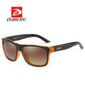 DUBERY 2026 Men's Fashion Sun Glasses Luxury Cat Eye Polarized Blue/Red Acetate Frame Tac Custom Logo Hot Selling PC Sunglasses