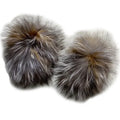 MWFur Knitting Elastic Handmade Fox Hair Cuffs for Winter Outwear Jacket for Women Fashion Fox Fur Cuffs for Wrist