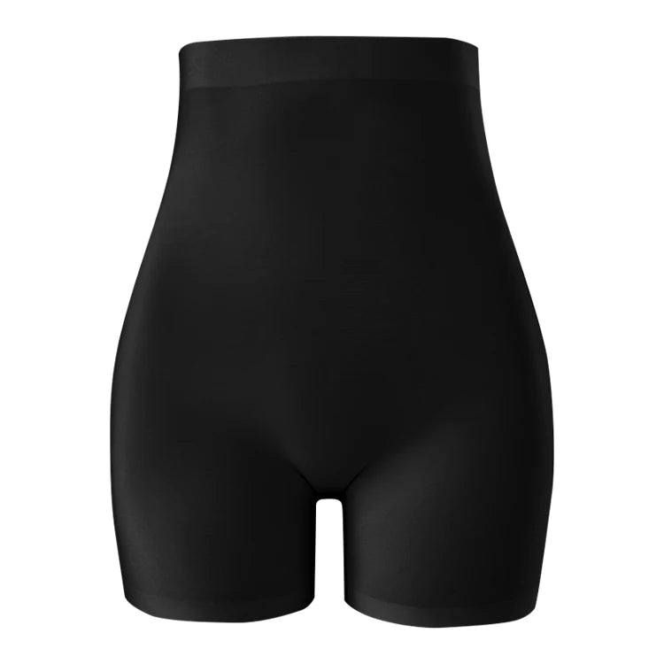 Ladies Seamless Long Panties High Waist Tummy Control Hip Enhancer with Foam Padding Breathable Nylon Waist Slimming Feature
