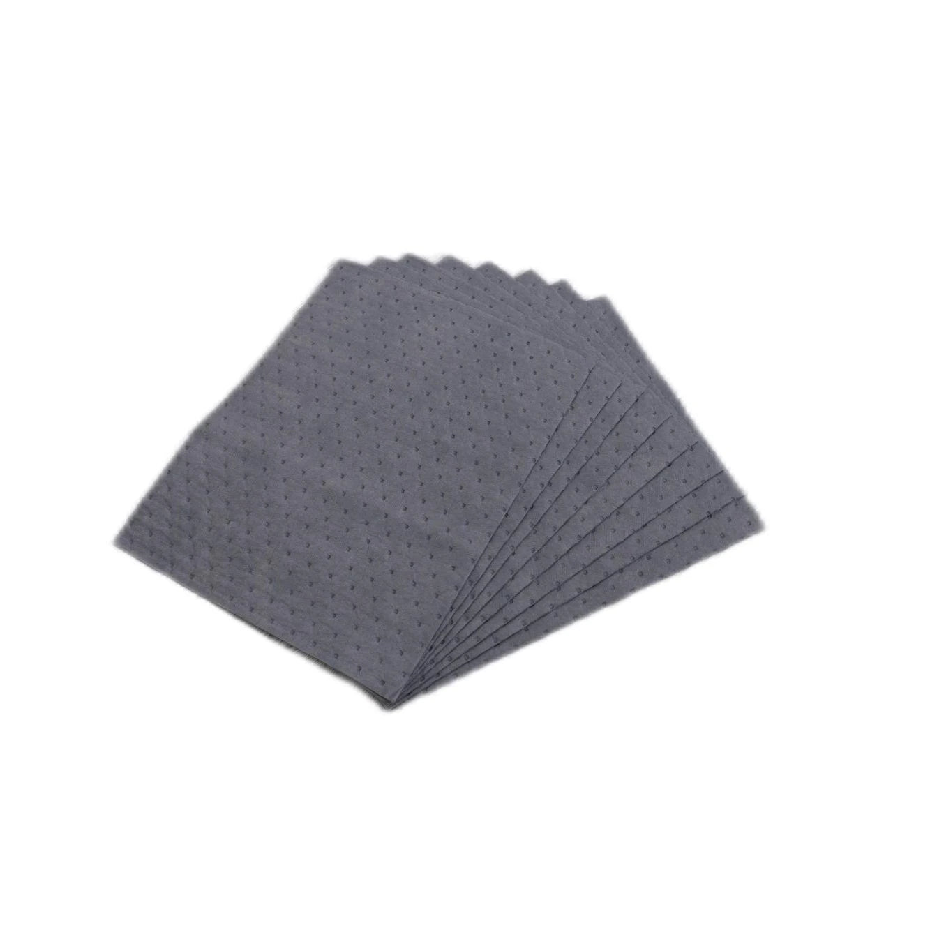 Oilspillpro Health Run GUA-P0250 Easy Tear Perforations Gray Universal Spill Absorbent Liquid Material Pad