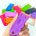 Hot Sale DIY Auto Film Glass Protector Removal Scraper Multifunctional Colorful Plastic Glue Knife Customizable OEM Hand Tools