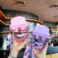 Ins Hot Sale Carton Smile Water Juice Bottle Fruits Water Bag