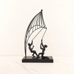 Sailing Figures Art Decoration TV Cabinet Living Room Entrance Home Soft Decorations