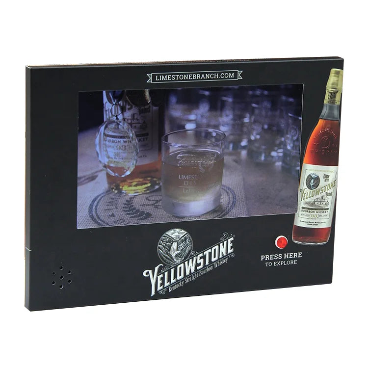 Factory Hot Sales Corporate Business Promotional Gift Items Lcd Greeting Card Bulk Book with Video Mailer