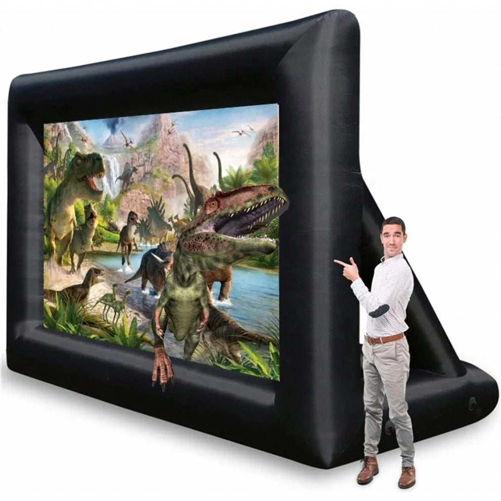 14FT Hot Sale Outdoor Movie Screen Inflatable Rear Projector for Cinema