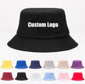 Custom Stitching Embroidery 100 Cotton  Bucket Hats  Packable Fishing Hat Outdoor Fisherman Cap Hiking Beach Hats for Women