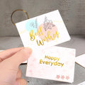 Luxury Custom Logo Cardboard Greeting Card Wholesale Embossed Custom Size Custom Shape Offset Printed Christmas Birthday
