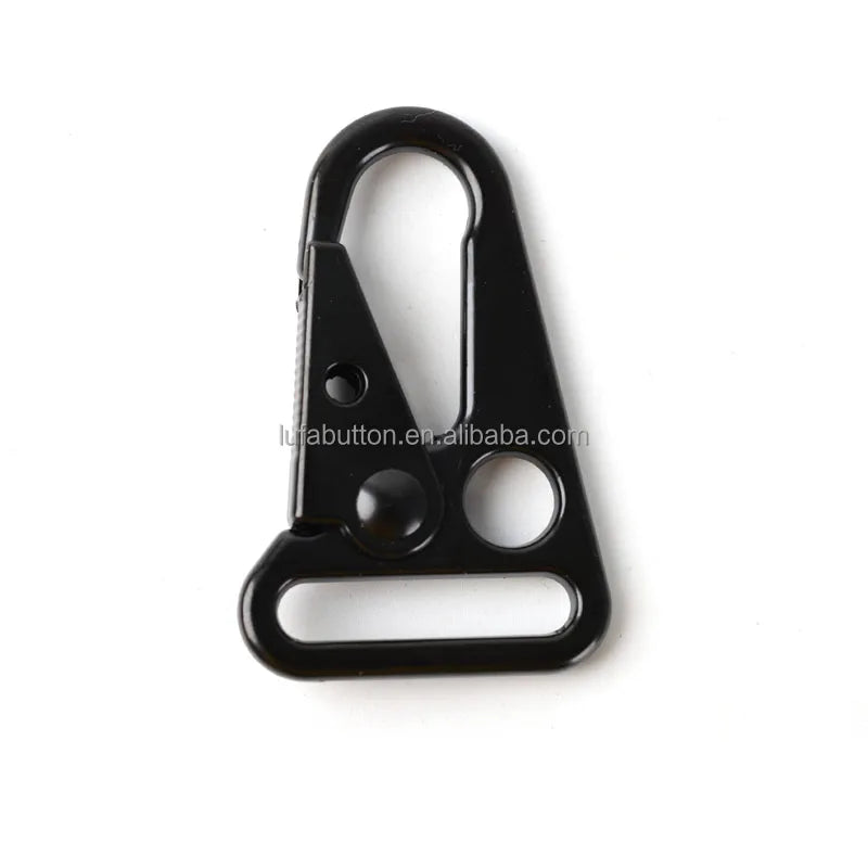 Factory Metal Snap Hook 1 Inch Sling Clip Swivel Clasp for Tactical Gear Webbing Strap