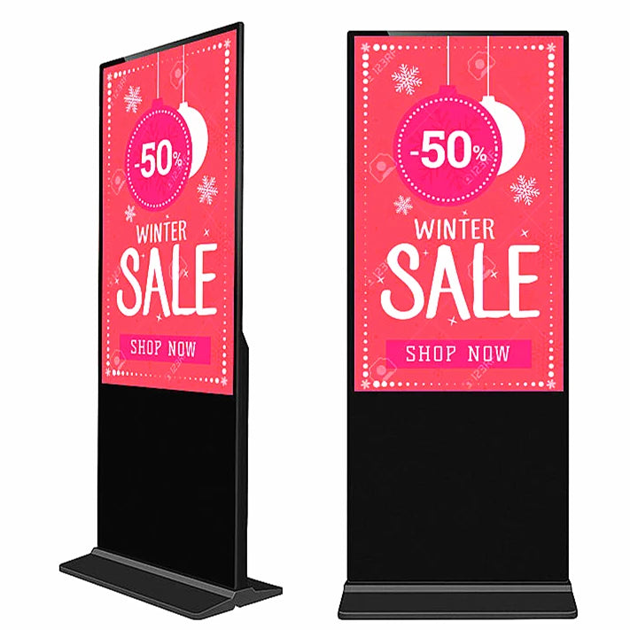 55 Inch Floor Stand Outdoor Portable Display Advertising Android Digital Signage