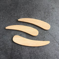 Wholesale Reusable Biodegradable Eco Friendly Moso Bamboo Facial Spatula Makeup Tools Cream Scoop Customized