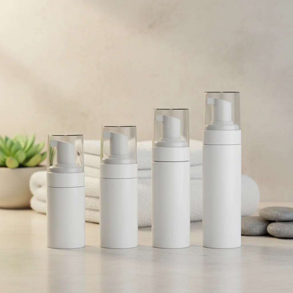 Wholesale PET Empty Plastic Cleaning Spray Soap Foam Pump Bottle 100ml 120ml 150ml 200ml with Pump Sealer