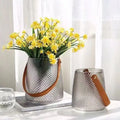 Customizable Bubble Basket Living Room Table Flower Arrangement Dried Flower Hydroponic Decorations Wave Bag Glass Vase