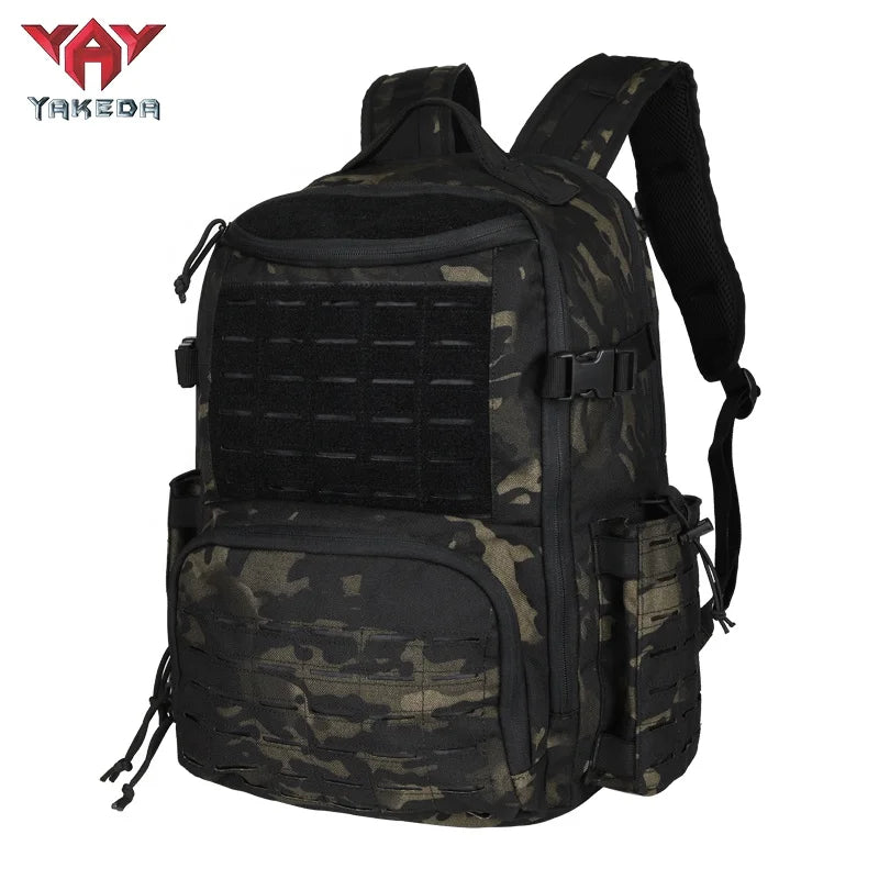 YAKEDA Laster Cut Waterproof Outdoor Activities Lightweight Versatile MC Tactical Backpack Mountaineering Back Trekking Backpack