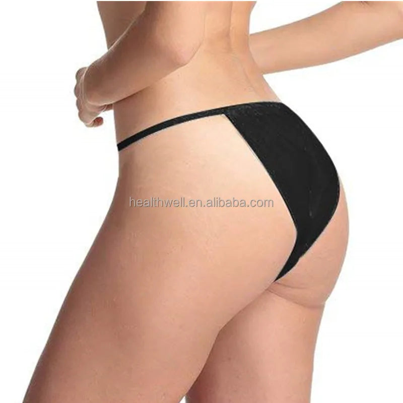 Disposable Thongs for Women Non Woven Underwear Panties Breathable Soft Tanga