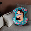 Custom Anime Body Face Pictures Throw Pillows Custom logo Die Cutting Irregular Shape Cushion Custom Printed Cushion