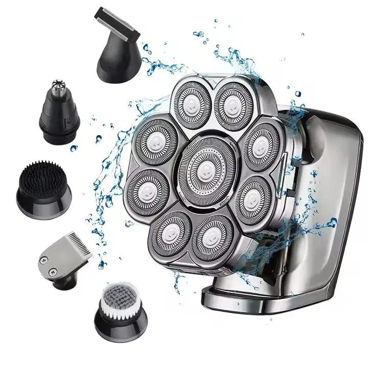 Hot Selling Men's Electric Shaver Popular Multi-Function Rechargeable 6-in-1 Beard Shaving Machine