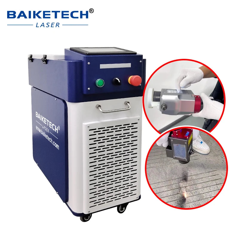 TH-FLC50S 50W JPT Handheld Laser Cleaner Air Cooling Pulse Fiber Laser Cleaning Machine Paint Oil Rust Coating Removal