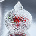 Elegant Fashion Wholesale Household Wedding Accessories Kitchen Glass Candy Box Food Home Decor Storage Jar