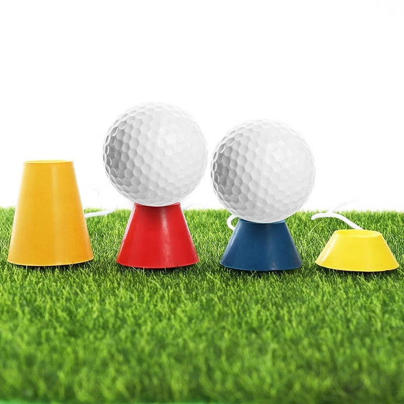 Hot Sales Durable Rubber Golf Tees for Men and Women 4 Size Colorful Winter Training Practice Accessories