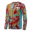 OEM Custom Digital Print Anti-Bacterial Spandex/Polyester UPF 50+ Lightweight Anti-UV Fishing Shirt Hoodie Performance