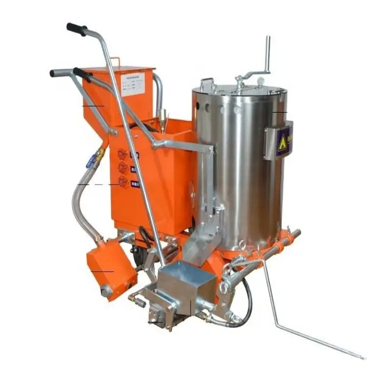 Adjustable 50-500mm Pavement Safety Road Hot Melt Line Paint Marking Machine Thermoplastic Paint Striper Roadline Marker Machine