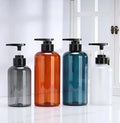 Wholesale PET Plastic Shampoo Bottle 300ml 500ml Lotion Pump Dispenser for Body Wash Conditioner Shower Gel Cosmetic Packaging