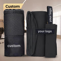 Custom Logo Printed Design Popular Quick Dry Soft Luxury Pattern Print Summer Waffle Weave Microfiber Beach Towel