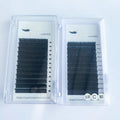 Free Sample C CC D DD Curl 0.07 mm Thickness Mix Length Korea PBT Fibre Flat   Private Label Black Eye Lashes Eyelash Extensions
