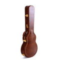 WC15-LP1 RM 2022 New Design Hardshell Leather Wooden Electric Guitar Case Plush Lining 20mm Sponge Protection Handmade Handle